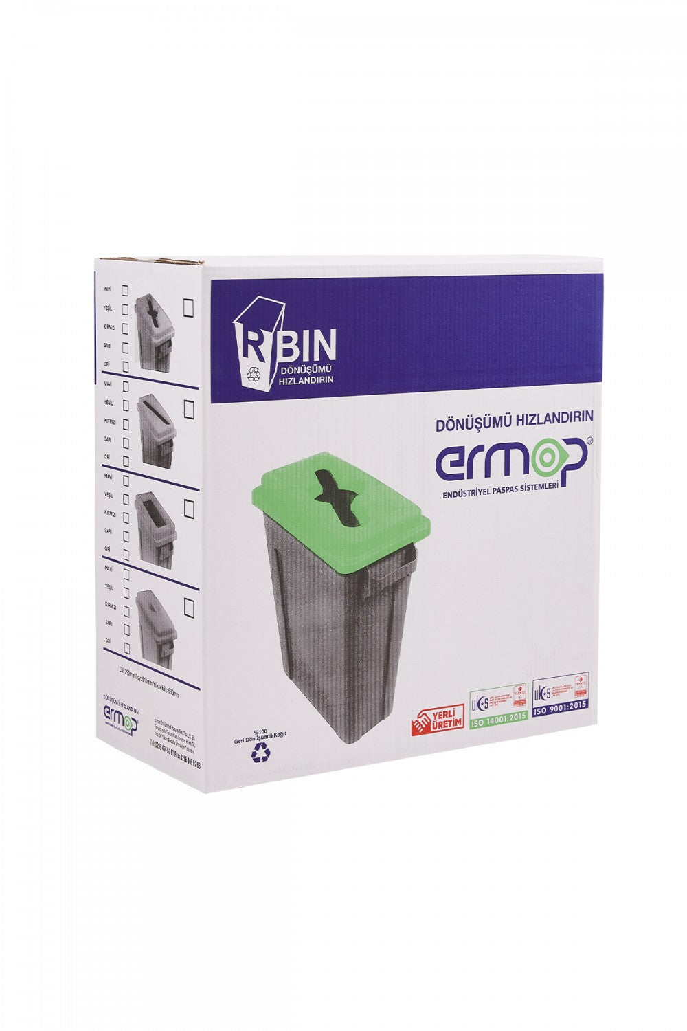 R/Bin  - Geri Dönüşüm Tek Kova Set